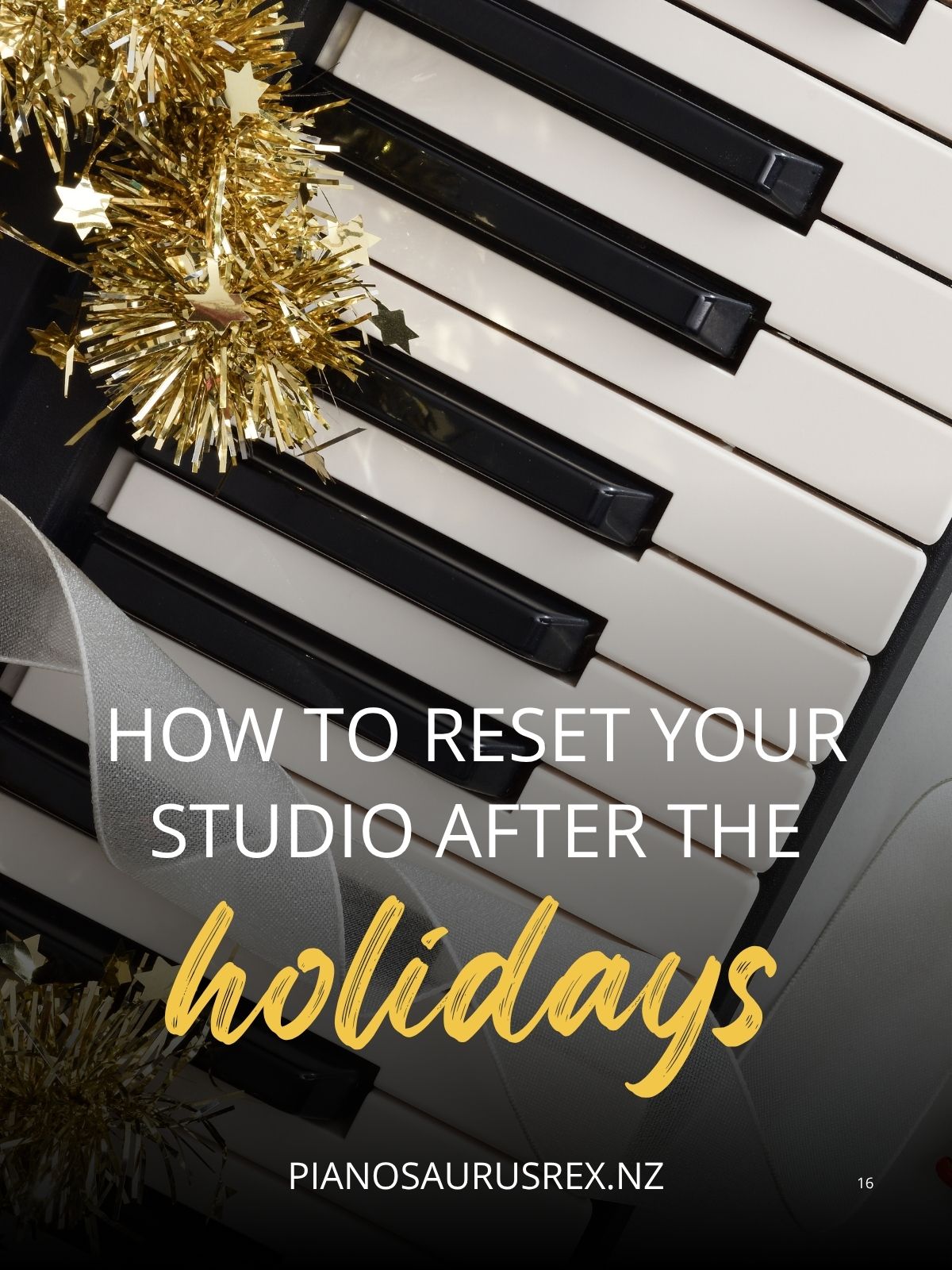 Rest Your Music Studio After the Holidays