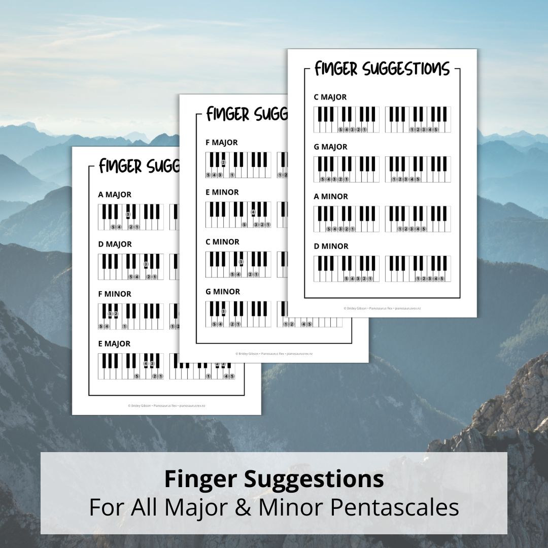 Pentascale Finger Suggestions