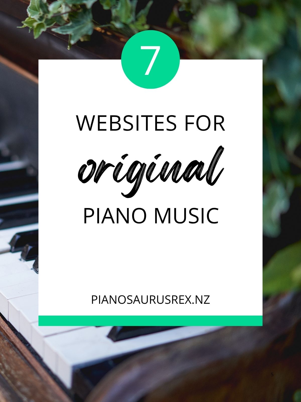 6 Brilliant Websites for Original Piano Sheet Music
