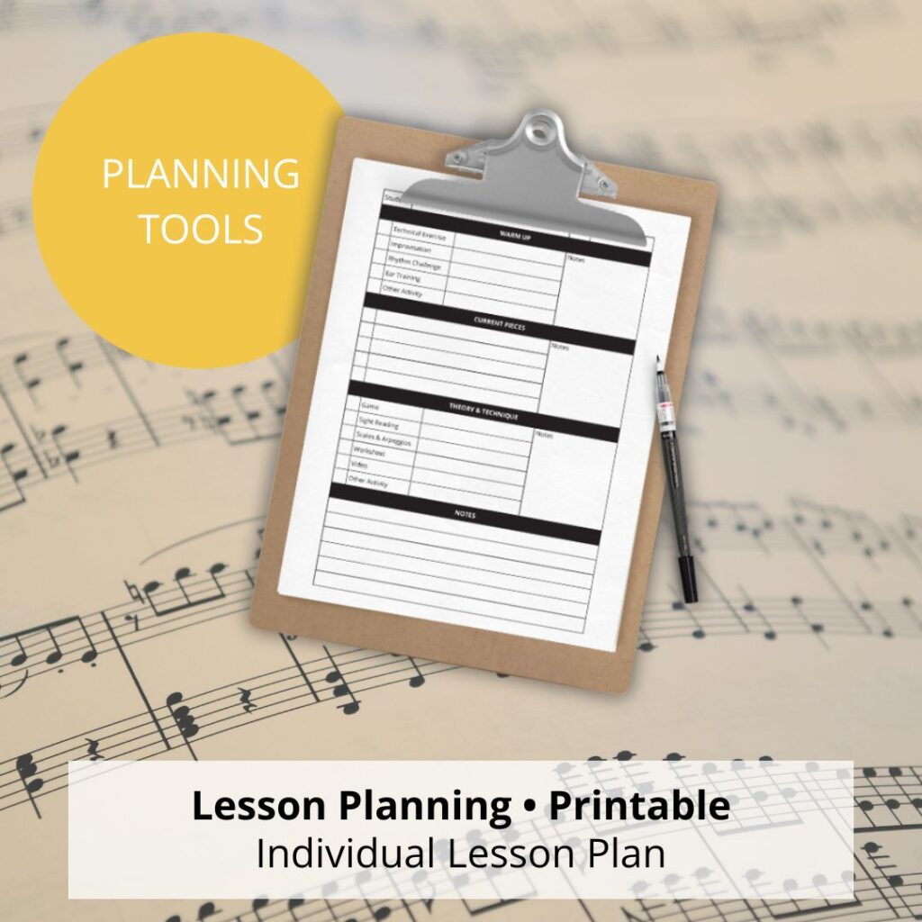 Lesson Planning Free Printable