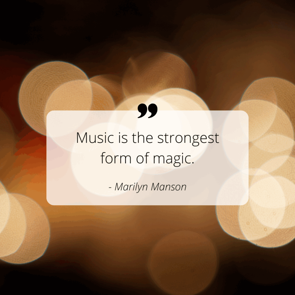 Quotes About Music by Marilyn Manson