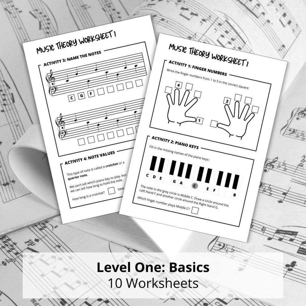 Music Theory Beginner Piano 1
